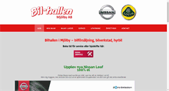 Desktop Screenshot of bilhallenmjolby.se